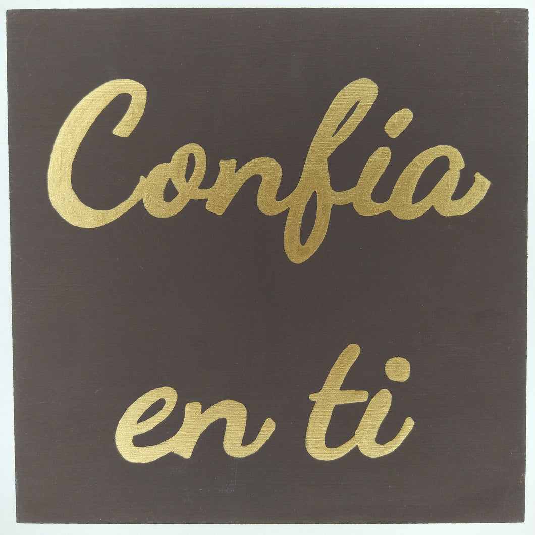 Cuadro Confía en ti