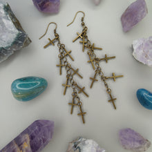 Cargar imagen en el visor de la galería, Aretes Cruces
