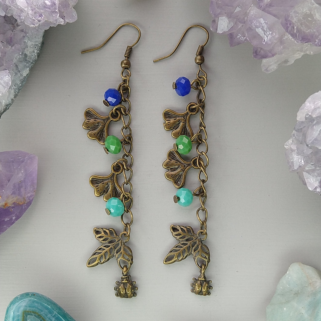 Aretes Hojas Catarinas