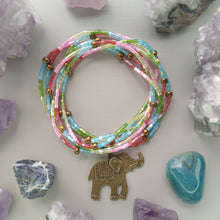 Cargar imagen en el visor de la galería, PULSERA ENVOLVENTE ELEFANTE
