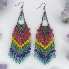 Cargar imagen en el visor de la galería, ARETES CANDELABRO ARCOIRIS
