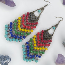 Cargar imagen en el visor de la galería, ARETES CANDELABRO ARCOIRIS
