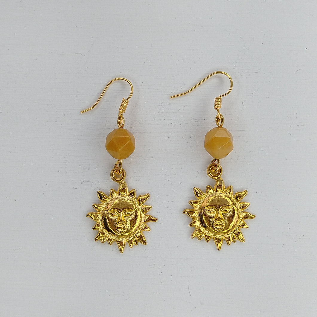 ARETES SOL CITRINO