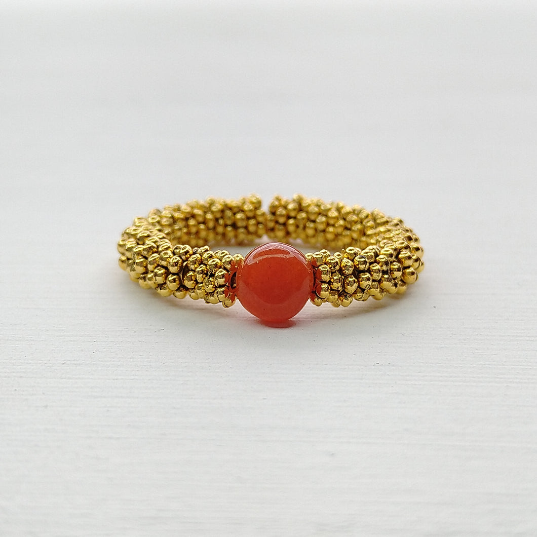 ANILLO CORANLINA DORADO