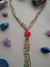Cargar imagen en el visor de la galería, COLLAR CHAQUIRA MULTI COLOR CON PEZ
