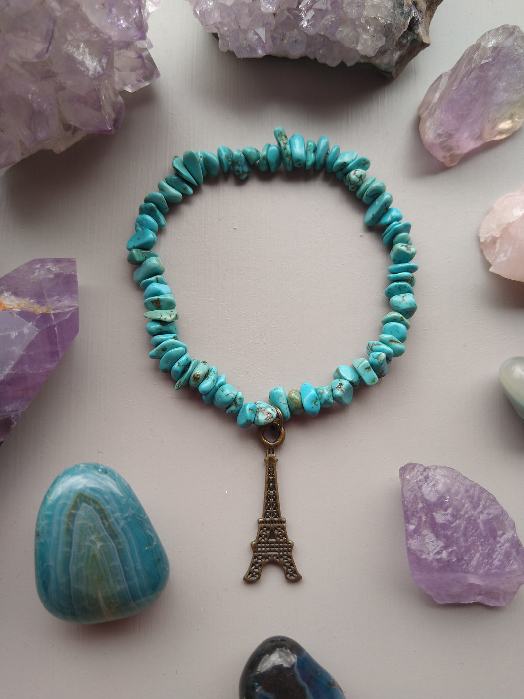 PULSERA TURQUESA TORRE EIFFEL