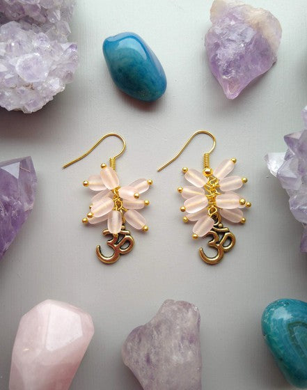 ARETES ROSAS OM