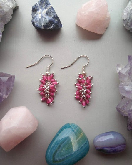 ARETES ROSA MEXICANO